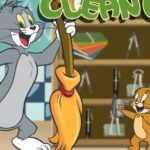 Tom và Jerry vệ sinh lớp học
