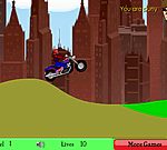 Spiderman đua moto địa hình